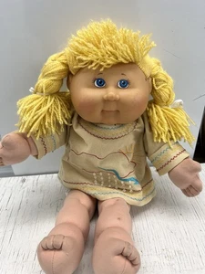 1978 Play Along HK Cabbage Patch Puppe blonde Haare blaue Augen - Bild 1 von 10