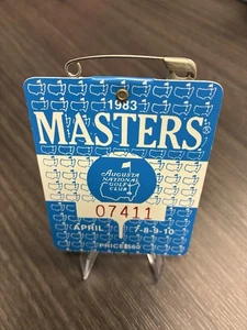 1983 MASTERS BADGE SEVE BALLESTEROS AUGUSTA WINNER NICE!!! - Bild 1 von 2