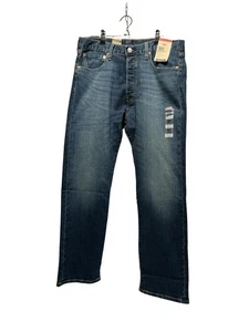 Jeans uomo Levi's 501 originale vestibilità classica bottoni mosca elasticizzato 33x29 (28) LEGGI - Foto 1 di 11