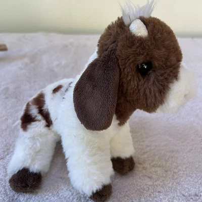 Douglas Rylie The Goat Plush #4478 Brown White Spotted Stuffed Animal Retired - Image 1 of 4
