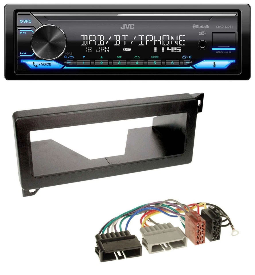 JVC Bluetooth DAB USB MP3 Autoradio für Chrysler Voyager Vision Neon Jeep Grand - Bild 1 von 4