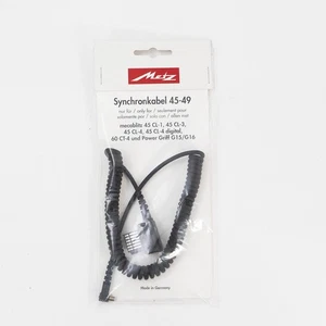 Metz sync cord for 45 CL-1, 45 CL-3, 45 CL-4, 5 CL- digital, 60CT-4,Griff G15G16 - Picture 1 of 3