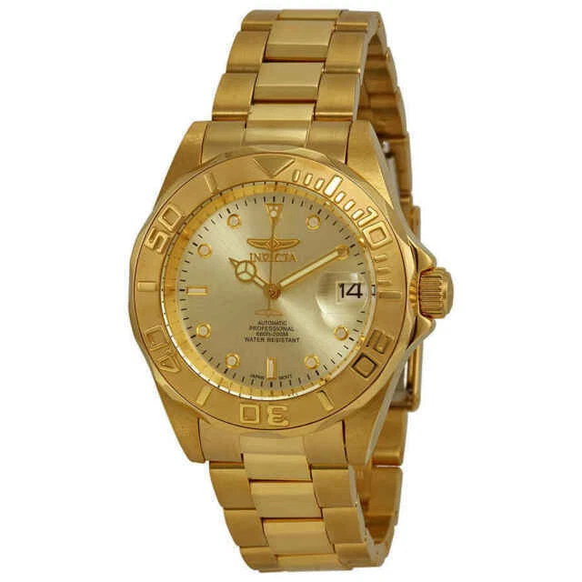 Invicta INVICTA-9010 Men's Pro Diver Automatic Watch - Gold