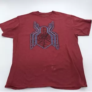 Camiseta Marvel Spiderman Homecoming Logo Gráfico Talla Grande L Tom Holland Roja - Imagen 1 de 9
