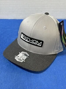 NWT Trucker Fathom Offshore Snapback Hat Cap Marlin Fishing Tackle Gray Mesh - Picture 1 of 7