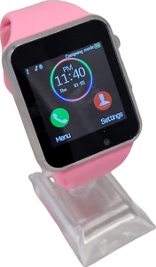 A1 Smart Watch Pink Band Gray Grey Frame 21 cm - Picture 1 of 1