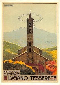 B2164) TICINO FERROVIA ELETTRICA LUGANO TESSERETE VIAGGIATA  - Bild 1 von 2