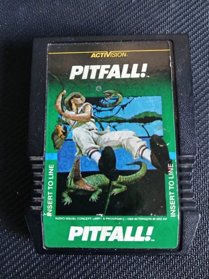 VINTAGE 1982 INTELLIVISION ACTIVISION PITFALL! GAME CARTRIDGE ONLY UNTESTED - Image 1 of 1