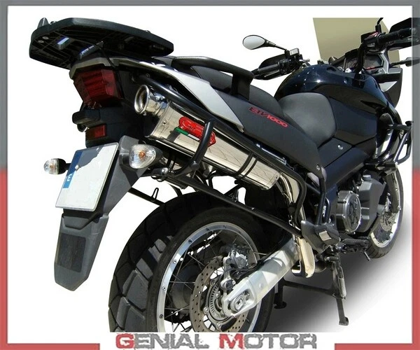 Scarico GPR Aprilia ETV Caponord 1000 Ral. 2001/07 scarichi omologati Trioval