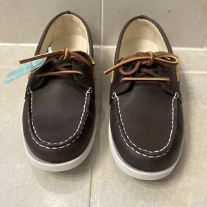 Women's Croft & Barrow New Brown Casual Slip On Boat Loafers Shoes NEW Size 9 - Picture 1 of 8