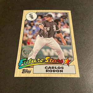 Topps 2017 Carlos Rodon Chicago White Sox Future Stars Baseball Card #87-22 - Picture 1 of 2