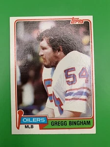 1981 Topps Gregg Bingham Houston Oilers #79 - Bild 1 von 2