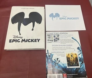 Disney Epic Mickey Game Guide Collector's Edition Book Pre Owned - Picture 1 of 10