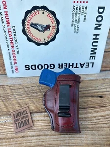 H715 37-LC9 Don Hume IWB Brown Leather Holster For Ruger LC9 Right - Picture 1 of 4