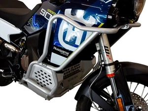 Defensa de motor Heed Husqvarna Norden 901 Expedition - Bunker plata - Imagen 1 de 4