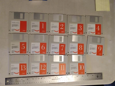 IBM OS/2 Version 3 On (13) 3.5" Floppy Disks NonProfit Educational Organization - Image 1 of 4