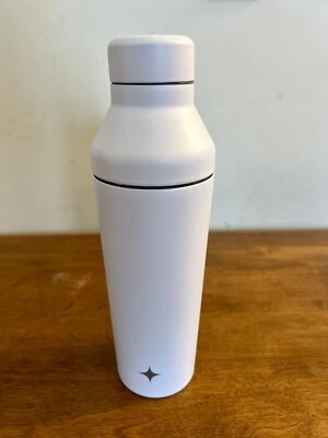 JoyJolt Vacuum Insulated Cocktail Protein Shaker (20 Oz White Stainless Steel) - Image 1 of 4