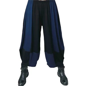Myo-Lagenlook Oversized 3D Balloon Pants Black-Navy Split 44 46 48 50 52 54 - Picture 1 of 7