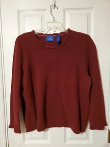 J. H. Collectibles Women's Sweater/Maroon/ Plus Size 3X - Picture 1 of 6