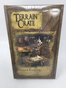 Mantic Terrain Crate Guard Barracks 25pcs NIB Free Shipping - Picture 1 of 1