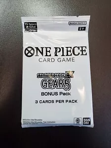 2025 One Piece STARTER DECK EX - GEAR 5 BONUS PACK Sealed - 3 Karten pro Pack ST21 - Bild 1 von 2