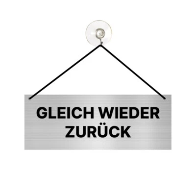 Igual Regreso Placa 16cmx6cm con Ventosa una Cara - Imagen 1 de 4