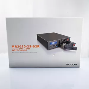 RAIDON Raidsonic Raid1, MR2020-2S-S2R, SATA, 2x 2,5" HDD Wechselsystem für 5,25" - Bild 1 von 3