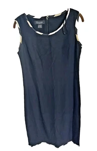 Vestido Gillian Pequeño Negro Años 80 90 De Colección Talla 12 Fiesta de Negocios Cóctel - Imagen 1 de 5