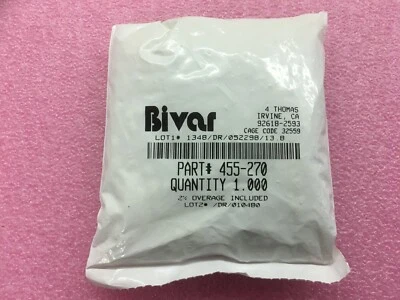 (100 PIECE LOT) 455-270, BIVAR LED Mount Vert 3 or 5mm White - Image 1 of 2