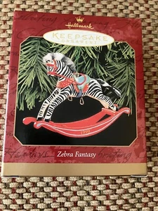 1999 Hallmark Andenken Ornament - "Zebra Fantasy" NEU IN BOX!! - Bild 1 von 4