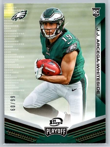 JJ Arcega-Whiteside 2019 Panini Playoff 1st Down Rookie /99 #216 Eagles - Picture 1 of 2