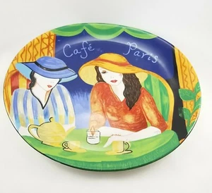 CAFE PARIS Oval Dinner Plate by SANGO 4914 Retired Pattern - Bild 1 von 9