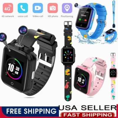 4G Smartwatch Phone Smart Watch for Kids with GPS Kids Anti-lost SOS Alerts WiFi - Image 1 of 4