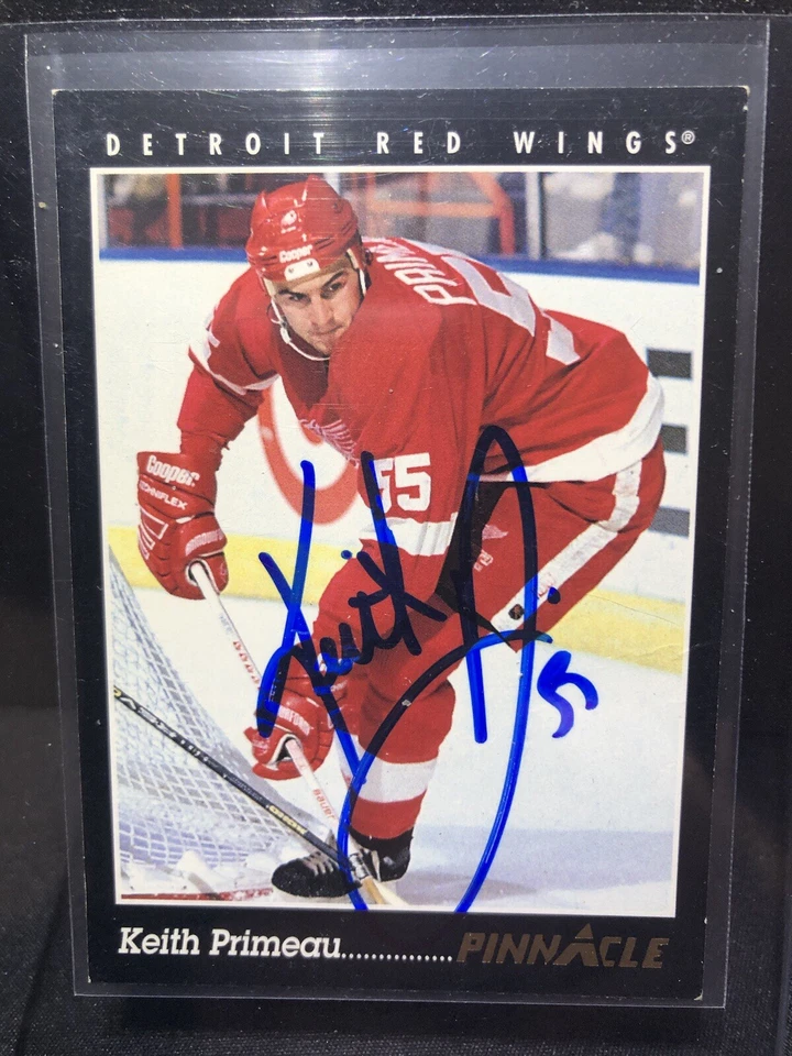 Keith Primeau Auto 1994 Score Pinnacle 420  - Image 1 of 2