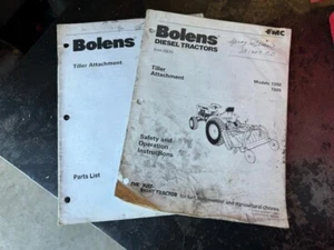 BOLENS Diesel Tractors 1302 / 1305 Tiller Attachment Owner Manual & Parts List - Picture 1 of 1