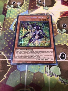 Yugioh ZS - Ascended Sage Prismatic Secret MP22-EN059 1st Near Mint - Picture 1 of 1