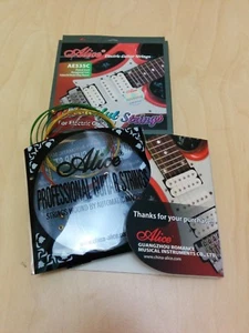 Juego de cuerdas de guitarra eléctrica multicolor Alice AE535C .009 ~ 042 pulgadas - Juego completo - Imagen 1 de 5