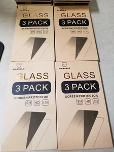 4X Mr. Shield for Samsung A20 3 Pack Premium Tempered Glass Screen Protector NEW - Picture 1 of 4