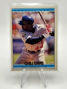 1992 Donruss #115 Chili Davis Minnesota Twins MLB Baseball Card - Picture 1 of 2