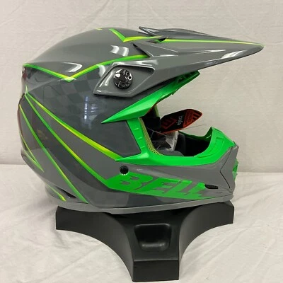 Bell Moto-9S Flex Helmet Sprite Green / Grey Medium MD *SAMPLE* *WAS $620.00 - Imagem 1 de 4