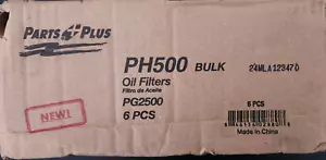 (6 Pack) PartsPlus PH500 OIL FILTER - Picture 1 of 1