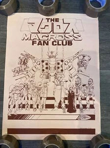 Macross Fan Club Poster John Gaydos 1986 - Picture 1 of 2