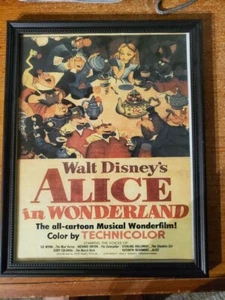 alice in wonderland poster print Technicolor - Picture 1 of 1