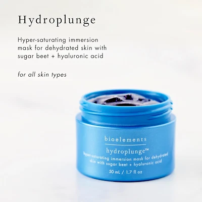 Bioelements Hydroplunge Lightweight Mask Hyaluronic Acid Sugar Beet Improved   - Image 1 of 4