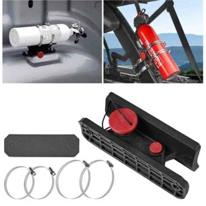 Car Fire Extinguisher Holder Mount Bracket Adjustable Fit For UTV Wranglers RZR - Bild 1 von 11