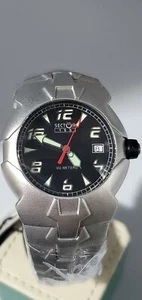Sector 155 Aluminium Datum G schwarzes Zifferblatt Armband Herrenuhr - Bild 1 von 8