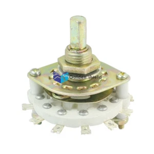 KCZ1X11 1P11T 1 Pole 11 Throw Single Deck Band Channel Rotary Switch✦Kd - Picture 1 of 3