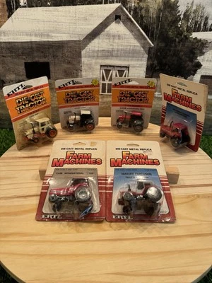 1/64 Scale Ertl Case/IH/Massey Ferguson Farm Toy Tractor Lot Of 6 New In Package - Image 1 of 4