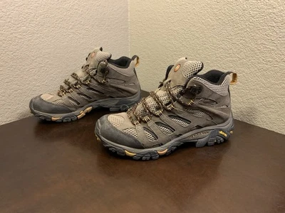 Merrell Moab Ventilator Mid Wanderschuhe - Walnuss - Herrengröße 9,5 - Bild 1 von 4