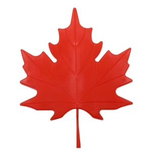 Red Plastic Leaf Home Decorative Doorstop C4Q69217 - Picture 1 of 8